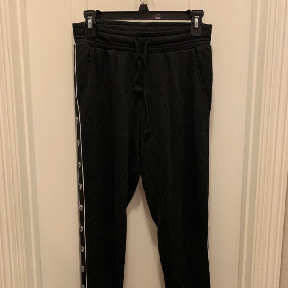 PINK Black Joggers
